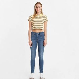 721 High Rise Skinny Levi’s Jeans light blue